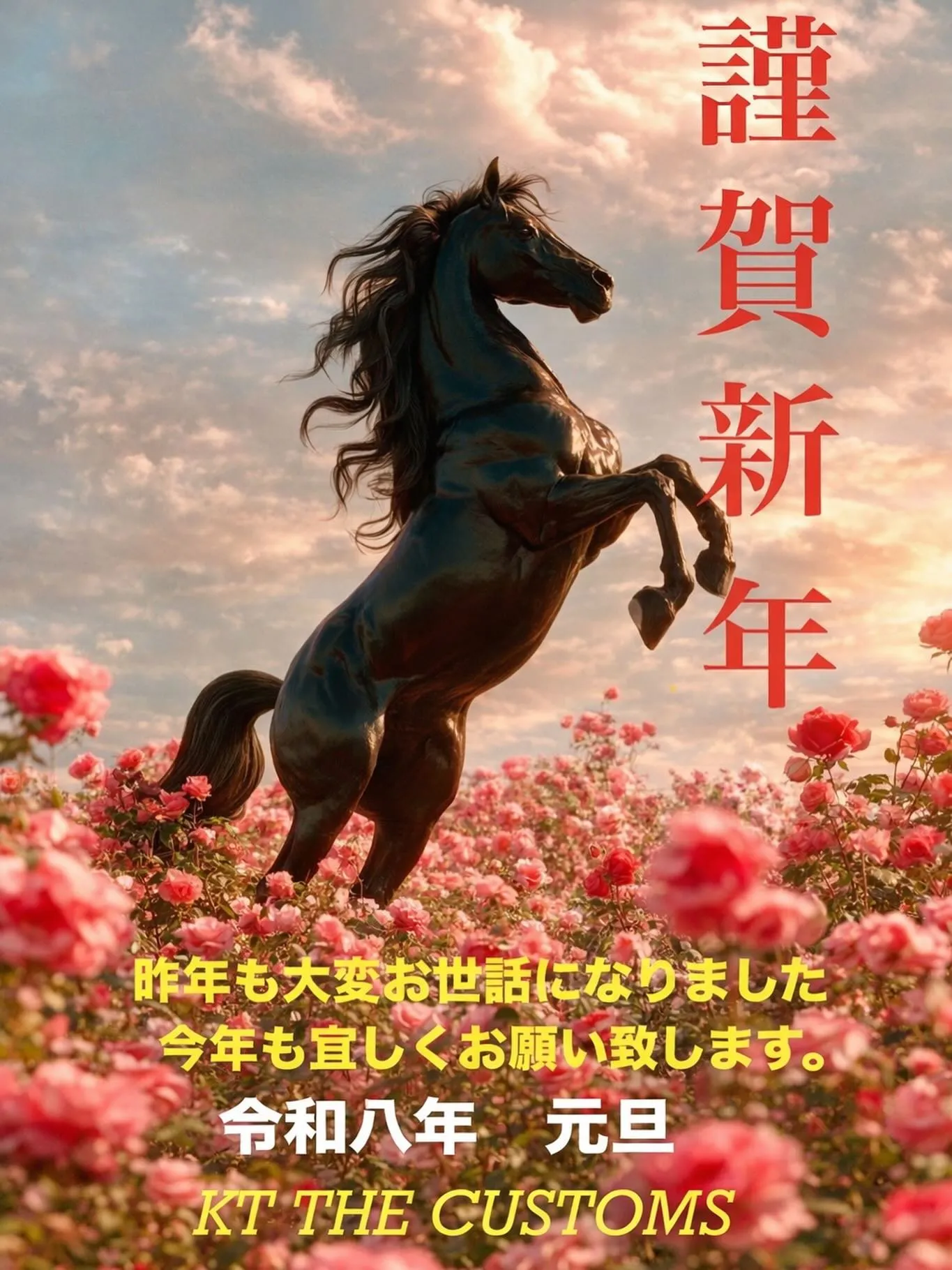 新年明けましておめでとうございます！